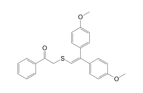 2-[2,2-bis(4-methoxyphenyl)ethenylsulfanyl]-1-phenyl-ethanone