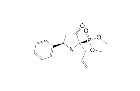 DIMETHYL-(2R,5R)-(+)-2-ALLYL-3-OXO-5-PHENYLPYRROLIDINE-2-PHOSPHONATE