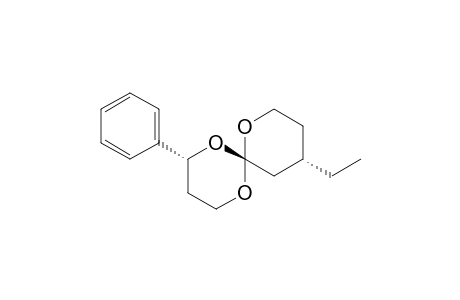 (4R,6R,10S)-4-Phenyl-10-ethyl-1,5,7-trioxaspiro[5.5]undecane
