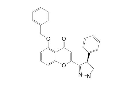 3-(5-BENZYLOXY-2-CHROMONYL)-4-PHENYL-2-PYRAZOLINE