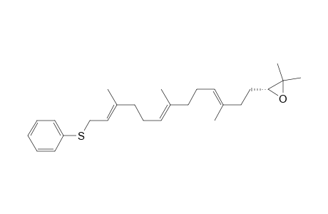 Oxirane, 2,2-dimethyl-3-[3,7,11-trimethyl-13-(phenylthio)-3,7,11-tridecatrienyl]-, [R-(E,E,E)]-