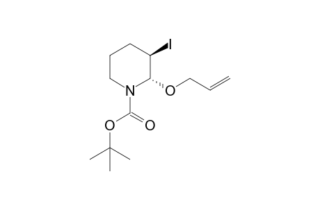 (2S,3R)-N-tert-Butylcarboxylate 2-(allyloxy)-3-iodo piperidine