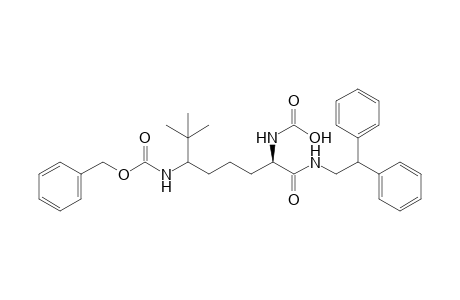 Benzyl tert-Butyl-{6-[(2,2-diphenylethyl)amino]-6-oxohex-ane-1,5-diyl}-(R)-dicarbamate