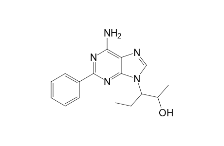 6-Amino-9-(2-hydroxy-3-pentyl)-2-phenylpurine