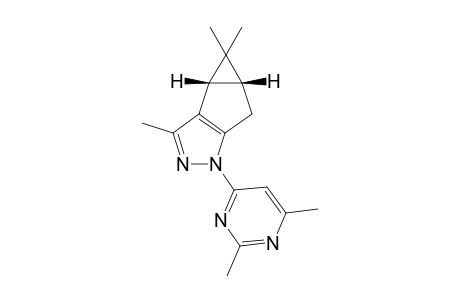 (3bR,4aR)-1-(2,6-Dimethyl-4-pyrimidyl)-3,4,4-trimethyl-3b,4,4a,5-tetrahydrocyclopropano[3,4]cyclopenta[1,2-c]pyrazole