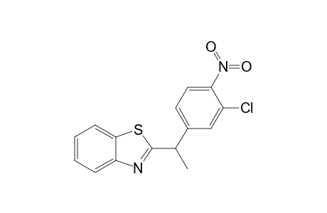 2-[1-(3-Chloro-4-nitrophenyl)ethyl]benzothiazole