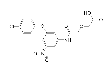 {2-[3-(4-chlorophenoxy)-5-nitroanilino]-2-oxoethoxy}acetic acid