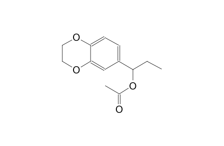 1,4-benzodioxin-6-methanol, alpha-ethyl-2,3-dihydro-, acetate