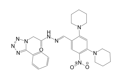 1H-tetrazole-1-acetic acid, 5-phenyl-, 2-[(E)-[5-nitro-2,4-di(1-piperidinyl)phenyl]methylidene]hydrazide