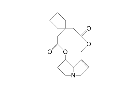(+)-7,9-O,O'-(3,3-Tetramethyleneglutaryl)-heliotridine