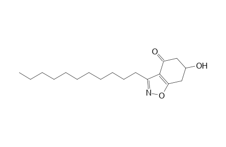1,2-Benzisoxazol-4(5H)-one, 6,7-dihydro-6-hydroxy-3-undecyl-