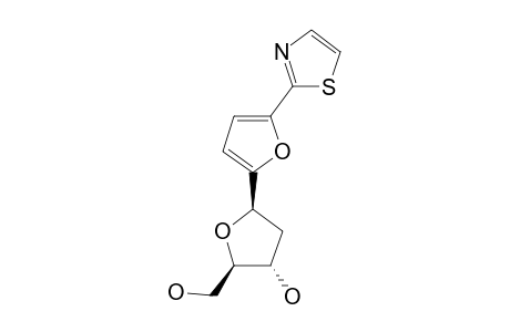 1-BETA-[5-(THIAZOL-2-YL)-FURAN-2-YL]-1,2-DIDEOXY-D-RIBOFURANOSIDE
