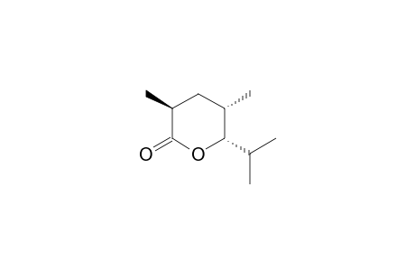 (3S,5S,6S)-Tetrahydro-6-isopropyl-3,5-dimethylpyran-2-one