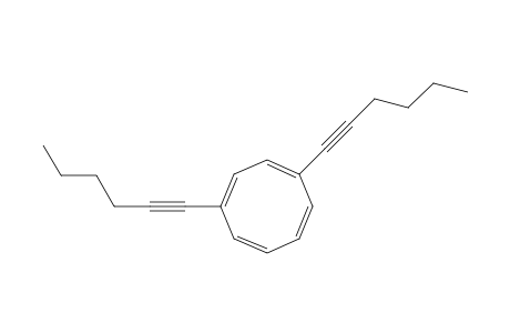 1,4-Bis(1-hexynyl)-1,3,5,7-cyclooctatetraene