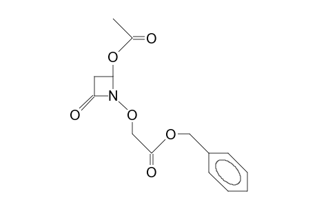 (2-Acetoxy-4-oxo-azetidin-1-yl)-oxy-acetic acid, benzyl ester