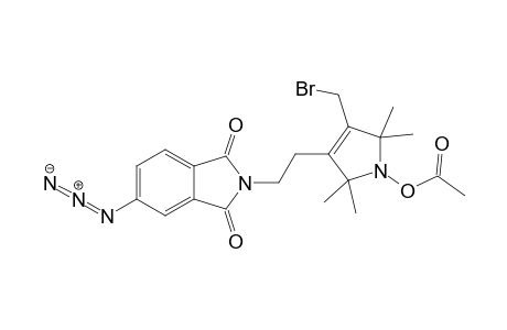 1-Acetoxy-3-[(5-azidophthalimido)ethyl]-4-bromomethyl-2,5-dihydro-2,2,5,5-tetramethyl-1H-pyrrole