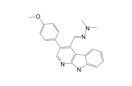 [[3-(4-methoxyphenyl)-9H-pyrido[2,3-b]indol-4-yl]methyleneamino]-dimethyl-amine