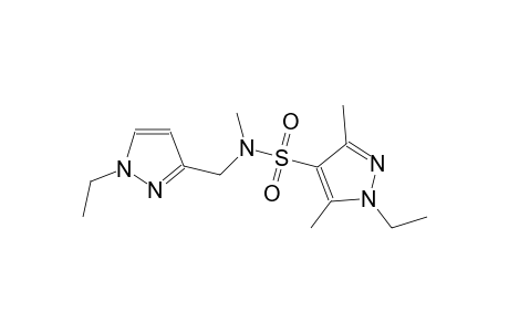 1H-pyrazole-4-sulfonamide, 1-ethyl-N-[(1-ethyl-1H-pyrazol-3-yl)methyl]-N,3,5-trimethyl-