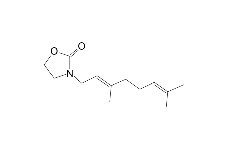 3-[3,7-Dimethylocta-2,6-dien-1-yl]-1,3-oxazolidin-2-one