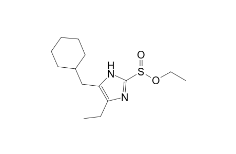 5-Cyclohexylmethyl-4-ethyl-1H-imidazole-2-sulfinic acid Ethyl ester