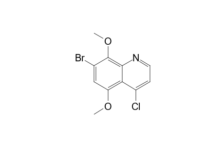 7-Bromo-4-chloro-5,8-dimethoxyquinoline