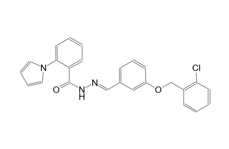 N'-((E)-{3-[(2-chlorobenzyl)oxy]phenyl}methylidene)-2-(1H-pyrrol-1-yl)benzohydrazide