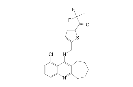 1-CHLORO-11-(2-TRIFLUOROACETYL-5-THIOPHENYLMETHYL)-AMINOCYCLOHEPTA-[B]-QUINOLINE