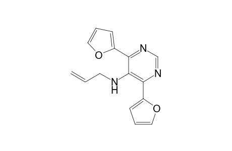 N-Allyl-4,6-di(2-furyl)-pyrimidin-5-amine