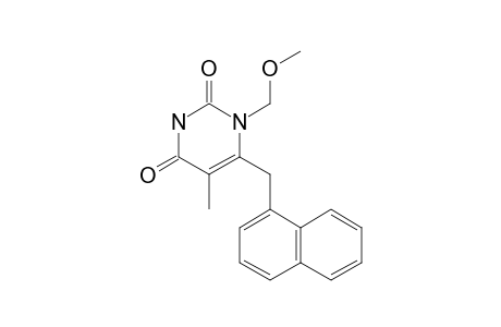 1-METHOXYMETHYL-5-METHYL-6-(1-NAPHTHYLMETHYL)-URACIL