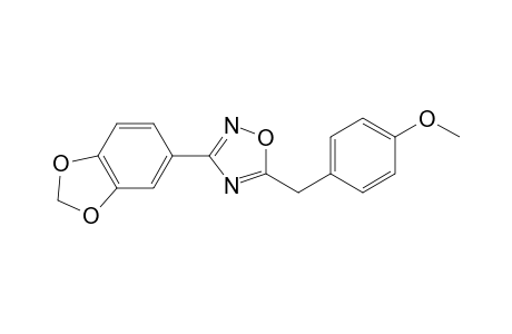 1,2,4-Oxadiazole, 3-(1,3-benzodioxol-5-yl)-5-[(4-methoxyphenyl)methyl]-