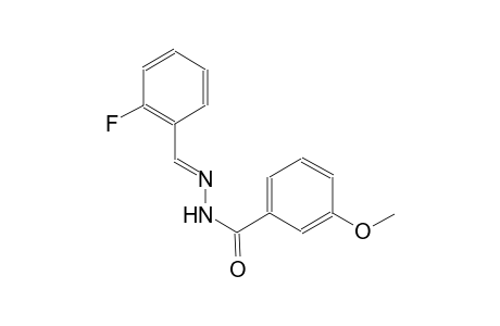 N'-[(E)-(2-fluorophenyl)methylidene]-3-methoxybenzohydrazide