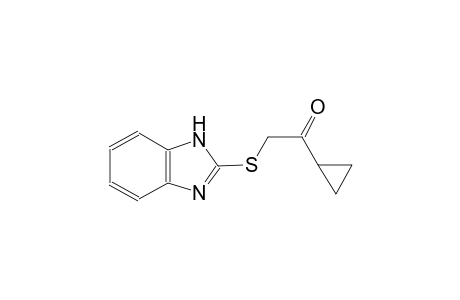 2-(1H-benzimidazol-2-ylsulfanyl)-1-cyclopropylethanone