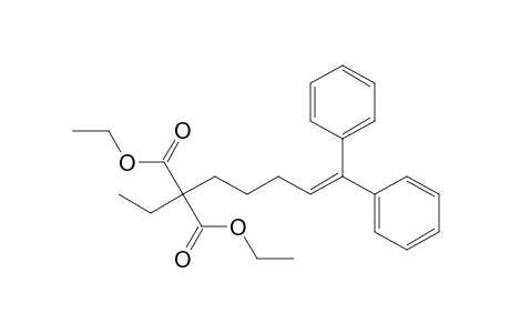 2-(5,5-diphenylpent-4-enyl)-2-ethyl-malonic acid diethyl ester
