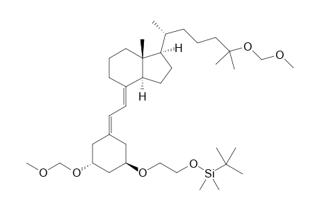 1.alpha.-{(2-tert-Butyldimethylsilyloxy)-ethyloxy}-25-(methoxymethoxy)-19-norvitamin D3 3-Methoxymethyl Ether