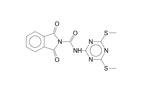 N-[4,6-Bis(methylsulfanyl)-1,3,5-triazin-2-yl]-1,3-dioxo-1,3-dihydro-2H-isoindole-2-carboxamide