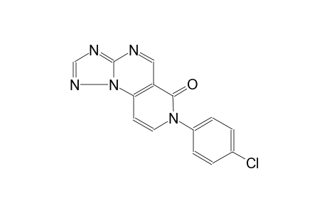 pyrido[3,4-e][1,2,4]triazolo[1,5-a]pyrimidin-6(7H)-one, 7-(4-chlorophenyl)-
