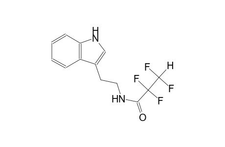 2,2,3,3-tetrafluoro-N-[2-(1H-indol-3-yl)ethyl]propanamide