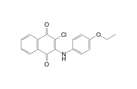2-CHLORO-3-(p-PHENETIDINO)-1,4-NAPHTHOQUINONE