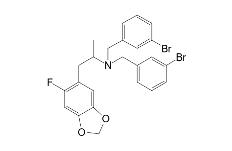 N,N-Bis(3-bromobenzyl)-2-fluoro-4,5-methylenedioxyamphetamine