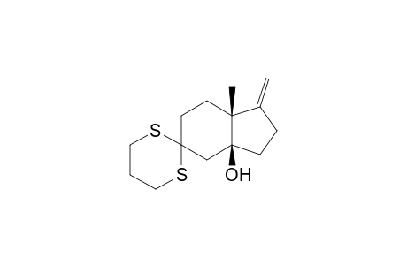 1-Methylene-3a-hydroxy-7a-methyl-5-spiro[1',3'-dithiane]-indane