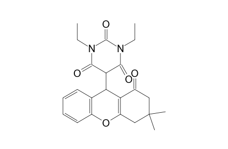 1,3-Diethyl-5-(3,3-dimethyl-1-oxo-2,3,4,9-tetrahydro-1H-xanthen-9-yl)-pyrimidine-2,4,6(1H,3H,5H)-trione