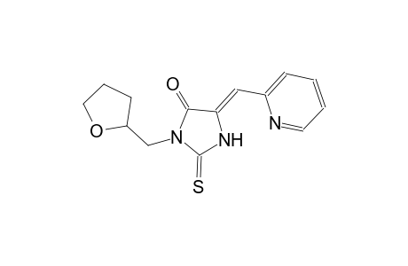 (5Z)-5-(2-pyridinylmethylene)-3-(tetrahydro-2-furanylmethyl)-2-thioxo-4-imidazolidinone