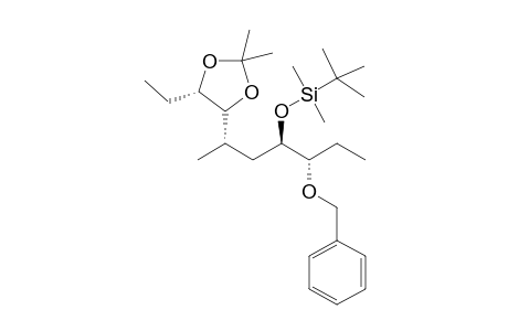 (2S,4R,5S)-5-Benzyloxy-4-tert-butyldimethylsiloxy-2-[(4S)-2,2-dimethyl-1,3-dioxolan-4-yl)]-4-ethylheptane