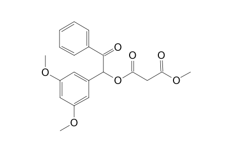 Malonic acid (3',5'-Dimethoxybenzoin) ester Methyl ester