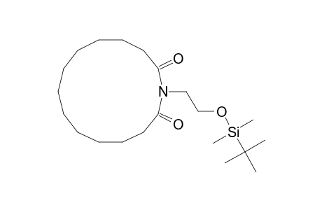 1-[2'-([TERT.-BUTYL)-DIMETHYLSILYL]-OXY)-ETHYL]-1-2,14-1-AZACYCLOTETRADECANE-2,24-DION