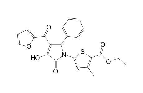 ethyl 2-[3-(2-furoyl)-4-hydroxy-5-oxo-2-phenyl-2,5-dihydro-1H-pyrrol-1-yl]-4-methyl-1,3-thiazole-5-carboxylate