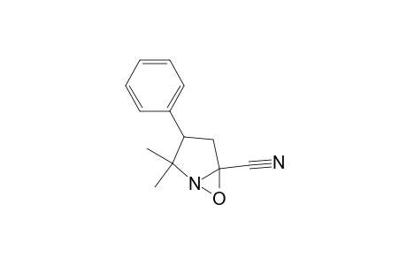 2,2-Dimethyl-3-phenyl-6-oxa-1-azabicyclo(3,1,0)hexane-5-carbonitrile
