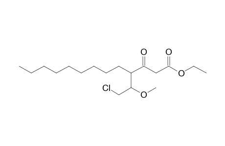 1-(Ethoxycarbonyl)-5-chloro-4-methoxy-3-nonylpentan-2-one