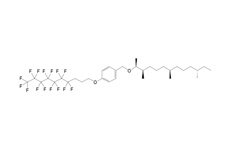 1-(4,4,5,5,6,6,7,7,8,8,9,9,10,10,10-pentadecafluorodecoxy)-4-[[(1S,2R,6R,10S)-1,2,6,10-tetramethyldodecoxy]methyl]benzene