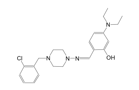 phenol, 2-[(Z)-[[4-[(2-chlorophenyl)methyl]-1-piperazinyl]imino]methyl]-5-(diethylamino)-